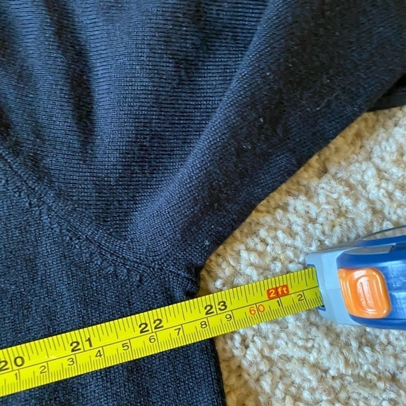 Peter Millar Men’s Black Merino Wool Autumn Crest V-Neck Size L - Picture 5 of 7